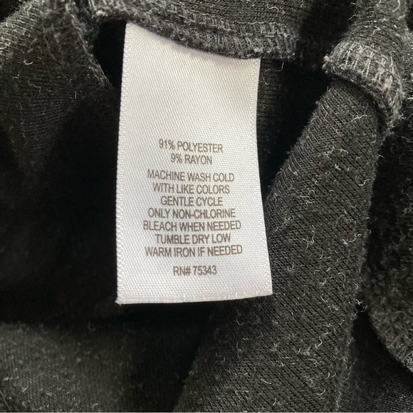 Adrienne Vittadini gray casual pull on mini dress. Size XS - Picture 8 of 9